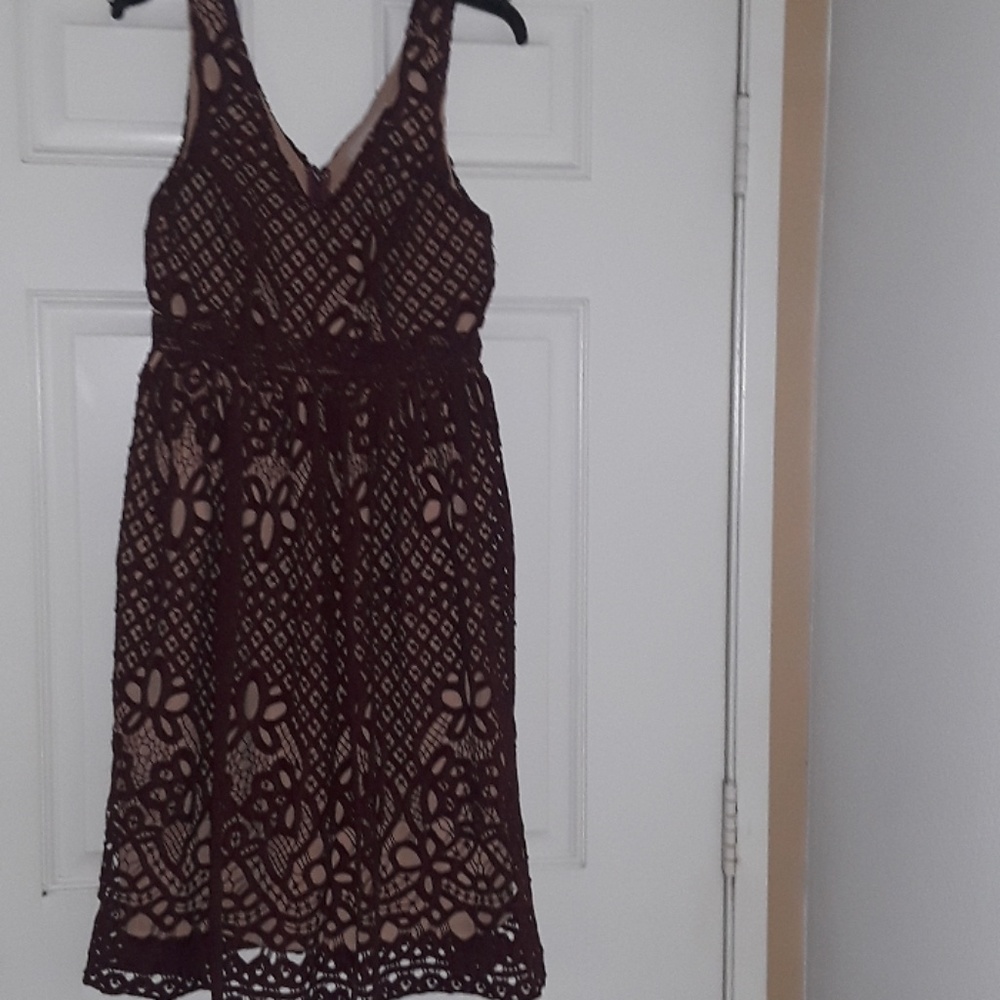 Burgundy Dress